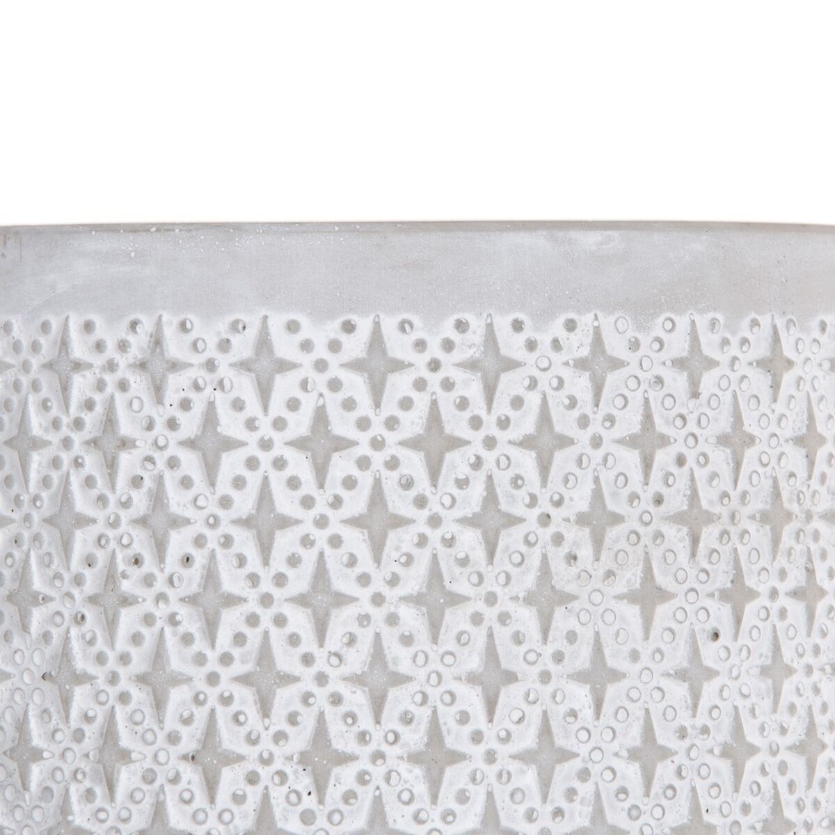 Blumentopf Grau Zement 14 x 14 x 14 cm